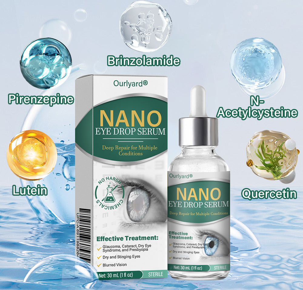 ✅ Ourlyard® Nano Eye Drops Serum 👩⚕️ Irish College of Ophthalmologists Recommended (Suitable for presbyopia, dry eye syndrome, glaucoma, and cataracts)