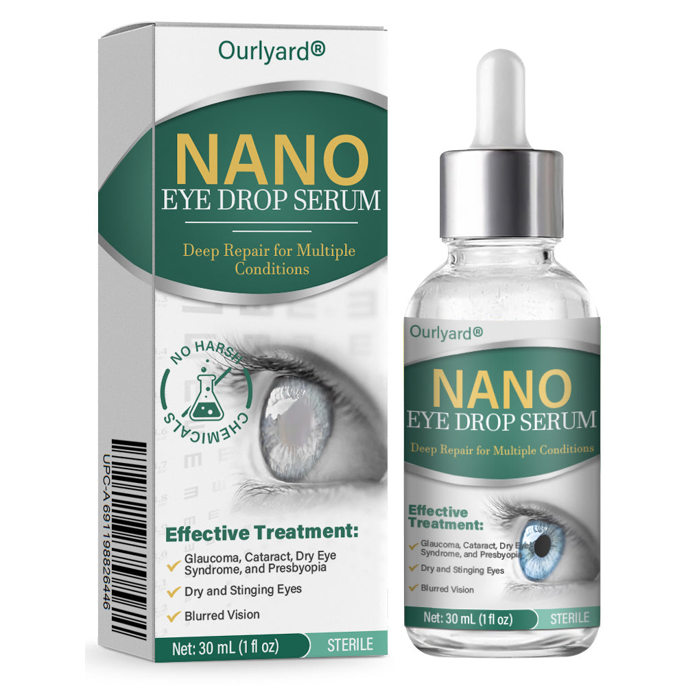 ✅ Ourlyard® Nano Eye Drops Serum 👩⚕️ Irish College of Ophthalmologists Recommended (Suitable for presbyopia, dry eye syndrome, glaucoma, and cataracts)