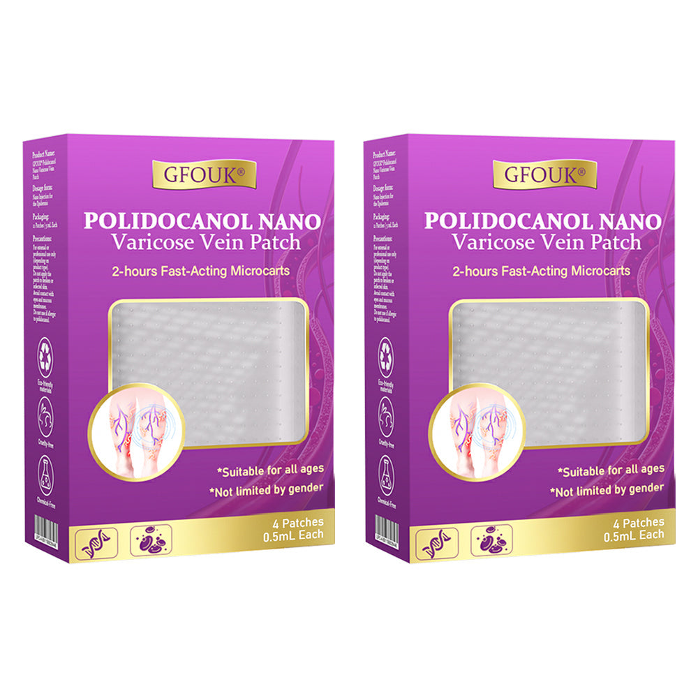 ✅GFOUK® Polidocanol Nano Varicose Vein Patch👩🏼⚕️Recommended by Irish College of Phlebology (Suitable for varicose veins, spider veins, and leg swelling)