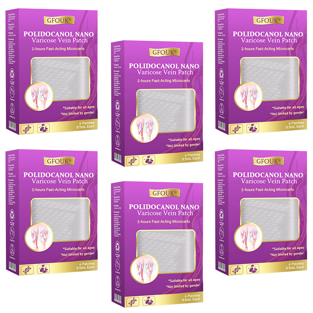 ✅GFOUK® Polidocanol Nano Varicose Vein Patch👩🏼⚕️Recommended by Irish College of Phlebology (Suitable for varicose veins, spider veins, and leg swelling)