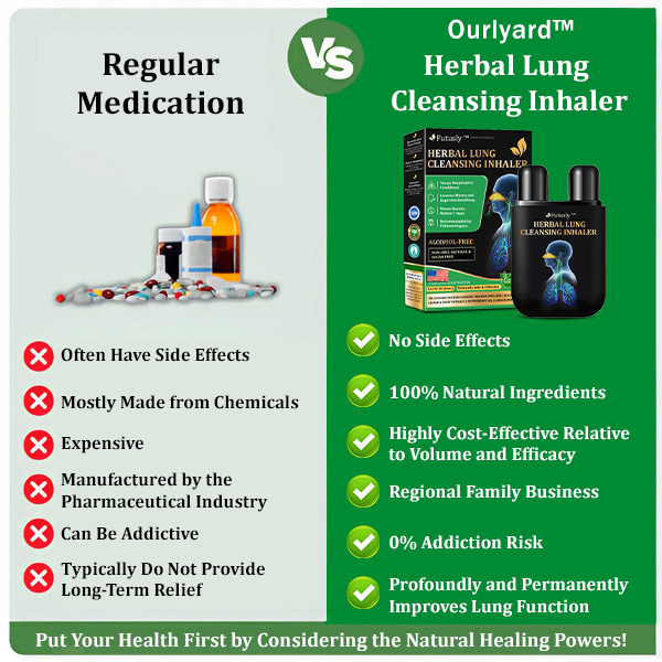 💞✅Officially certified import:Ourlyard™ Herbal Lung Cleansing Inhaler👨⚕️ (💝Quick results: Cough, wheezing, shortness of breath, sputum, stuffy nose, bronchitis, bronchitis, allergy symptoms, lung discomfort💝)