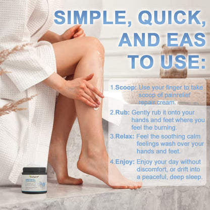 ✅HSE Approved: Ourlyard® Magnesium Pain Healing Bone Cream (Relief of neuropathy, muscle spasms, chronic pain, twitches or cramps, poor bone health and other arthritis)